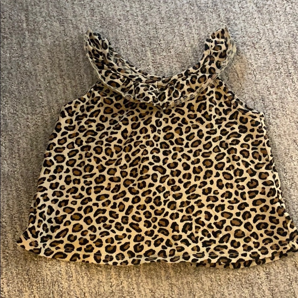Baby doll leopard tank